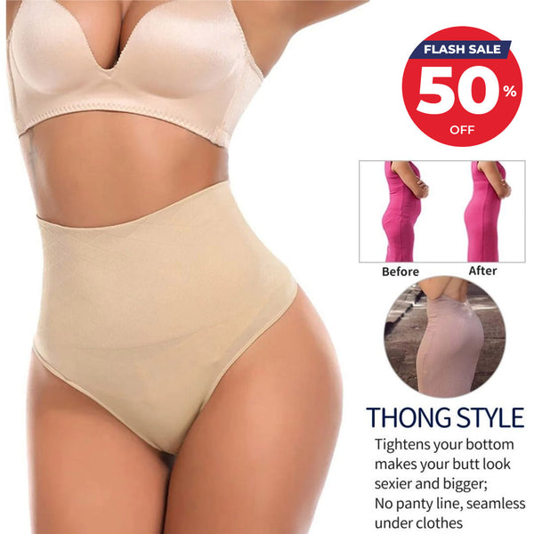 High-Waisted Shaper Thong: The Invisible Sculpting Secret