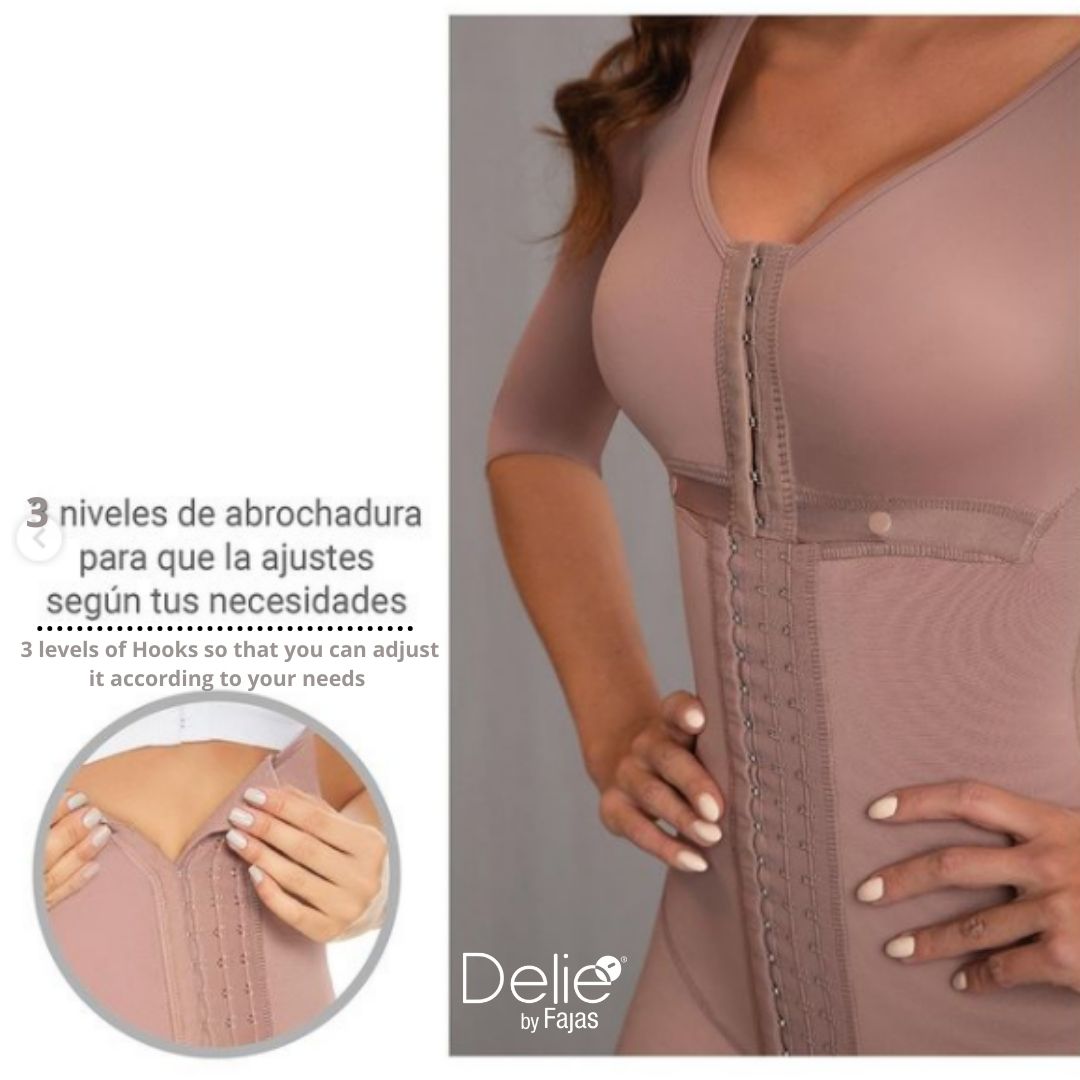 Girdle with sleeves and bra Fit 360 brooches REF 09347