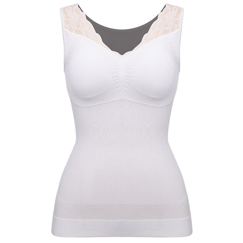 NEW Cami Tank Top Lace Slimming Body Shaper