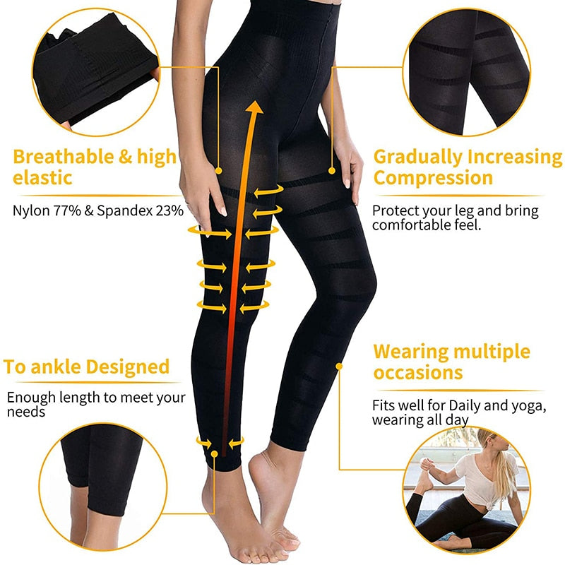 Anti Cellulite Slim Compression Leggings - Sculpt your Legs