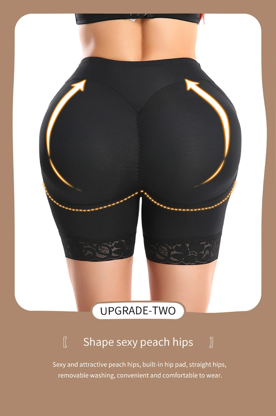 Upgraded Hip & Butty Enhancer Shaper Shorts