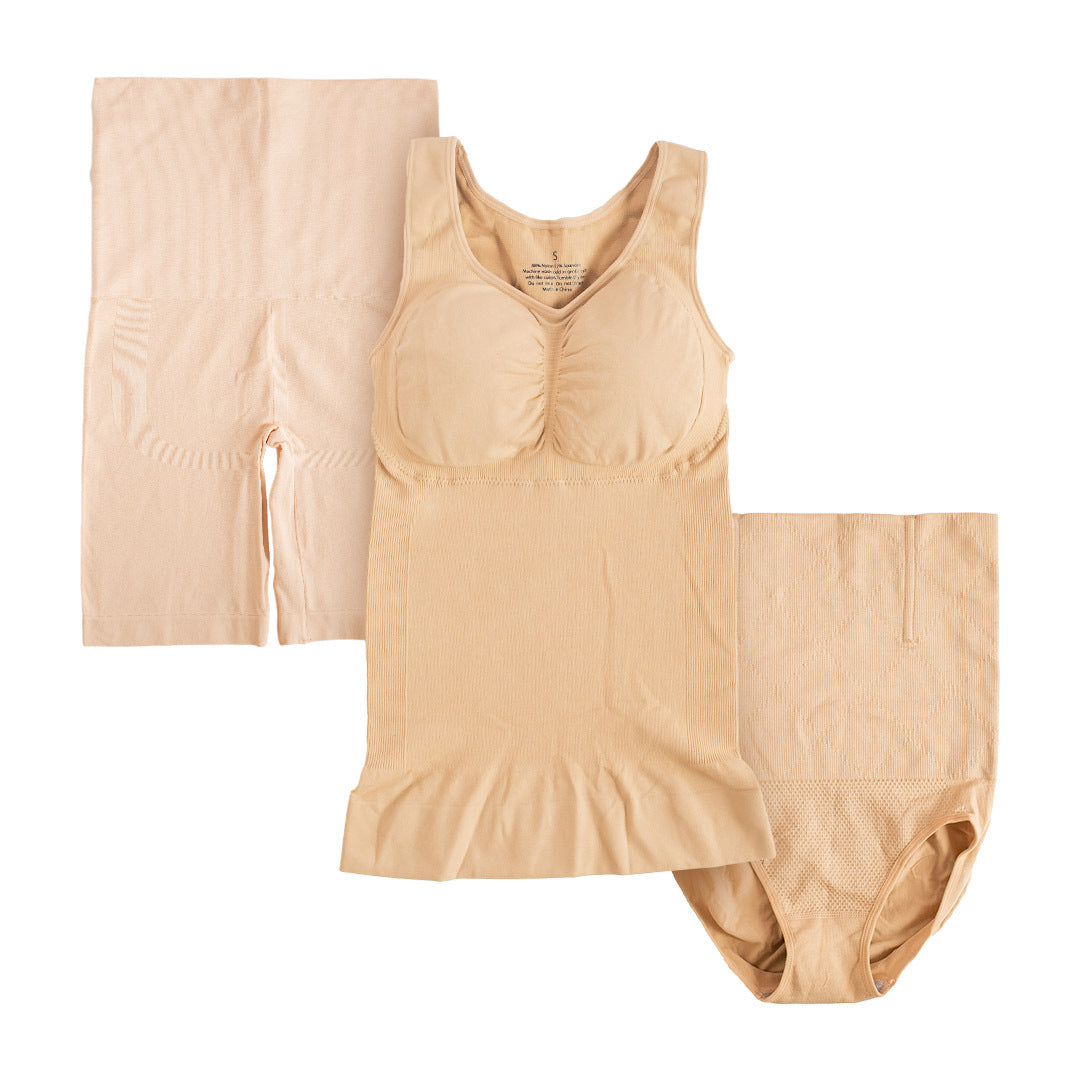 Bundle: Cami Shaper 3 in 1 + Shaping Panty + Shaping Shorts - Beige