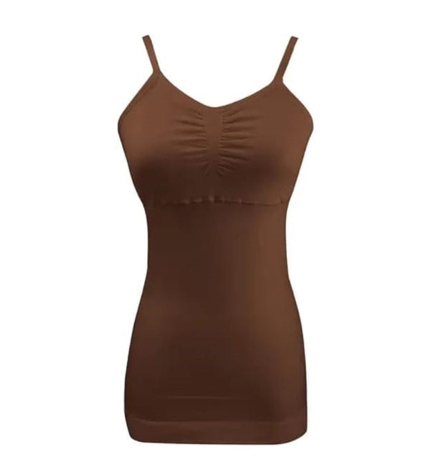 Slimming Cami Tank Top with Adjustable Straps